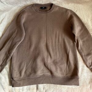 H&M Men's Brown Crewneck Sweatshirt